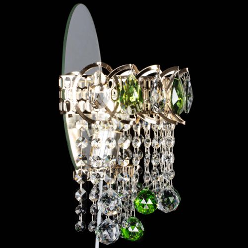 Бра Астра Капель шар 30 Зеленая в Сочи Гусь Хрустальный