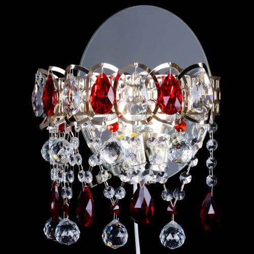 Бра Астра Паутинка красная в Сочи Гусь Хрустальный