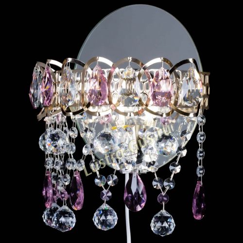 Бра Астра Паутинка розовая в Сочи Гусь Хрустальный