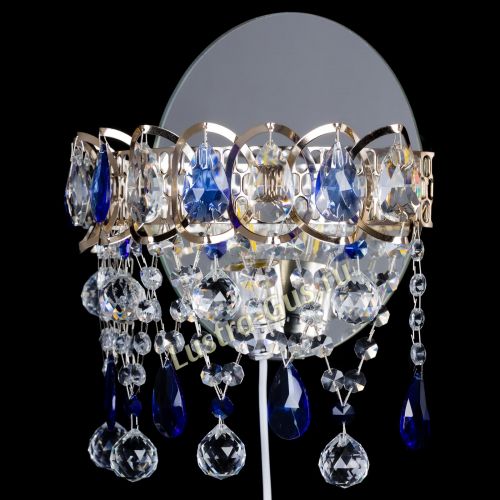 Бра Астра Паутинка синяя в Сочи Гусь Хрустальный