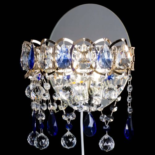 Бра Астра Паутинка синяя в Сочи Гусь Хрустальный