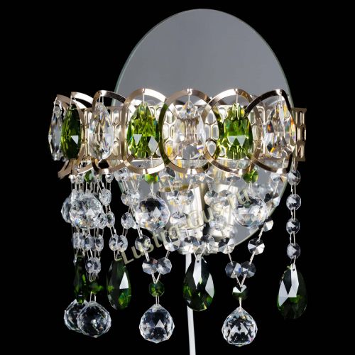 Бра Астра Паутинка зеленая в Сочи Гусь Хрустальный