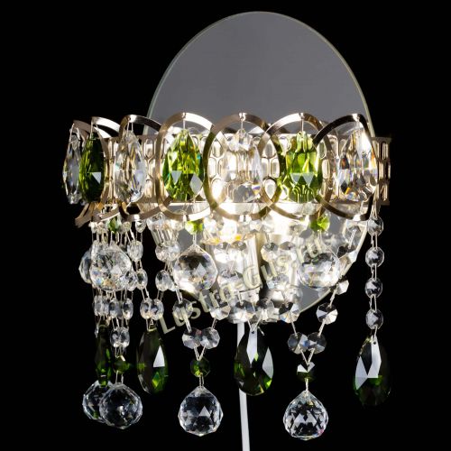 Бра Астра Паутинка зеленая в Сочи Гусь Хрустальный