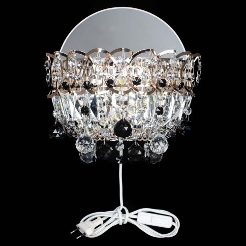 Бра Астра пластинка шар Черная в Сочи Гусь Хрустальный