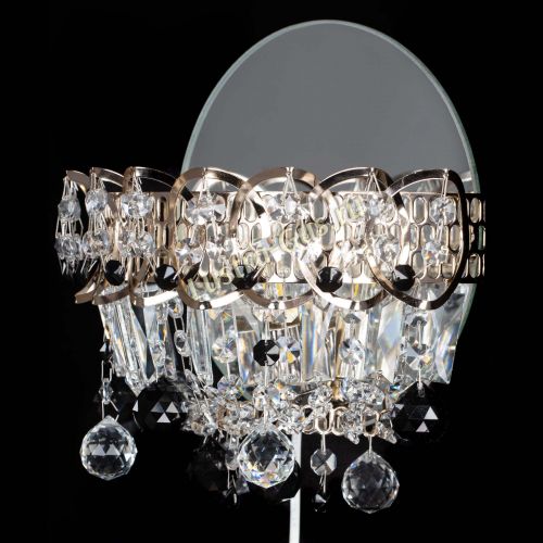 Бра Астра пластинка шар Черная в Сочи Гусь Хрустальный