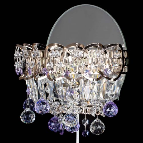 Бра Астра пластинка шар Фиолетовая в Сочи Гусь Хрустальный