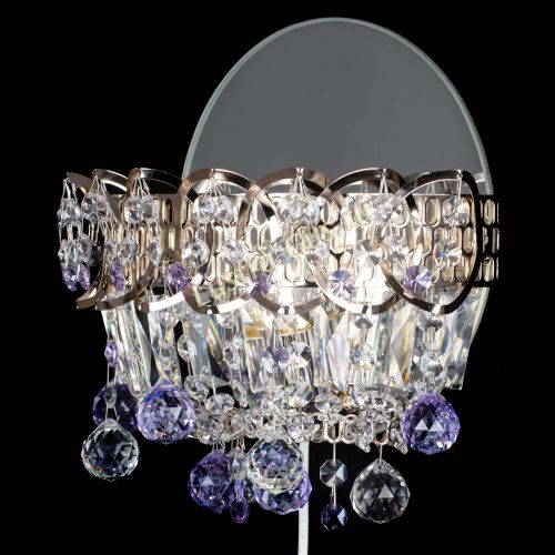 Бра Астра пластинка шар Фиолетовая в Сочи Гусь Хрустальный