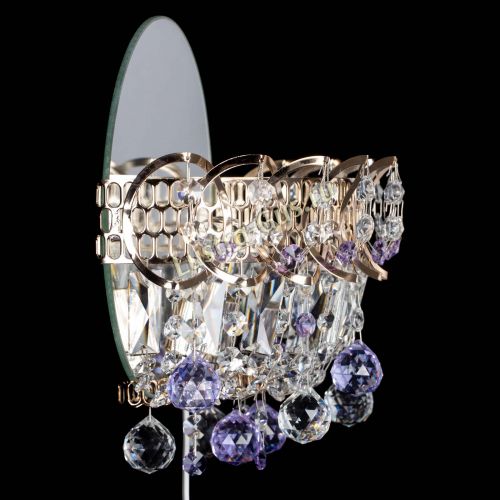 Бра Астра пластинка шар Фиолетовая в Сочи Гусь Хрустальный