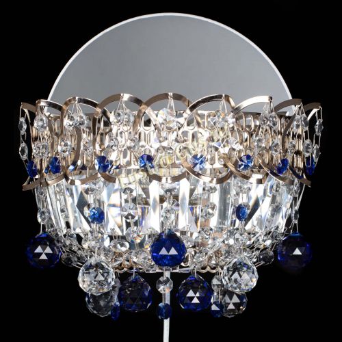 Бра Астра пластинка шар Синяя в Сочи Гусь Хрустальный