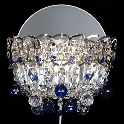 Бра Астра пластинка шар Синяя в Сочи Гусь Хрустальный