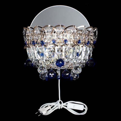 Бра Астра пластинка шар Синяя в Сочи Гусь Хрустальный