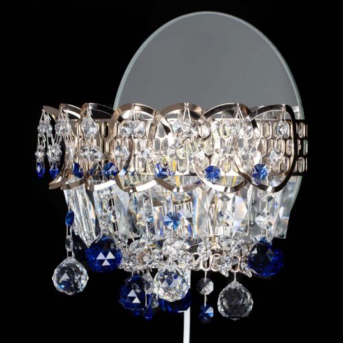 Бра Астра пластинка шар Синяя в Сочи Гусь Хрустальный