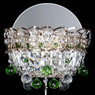  Бра Астра пластинка шар Зеленая