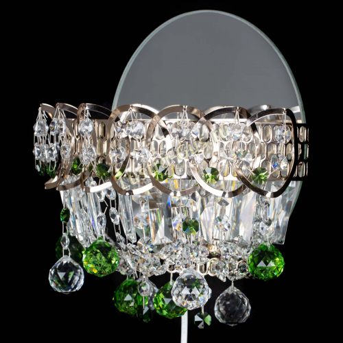 Бра Астра пластинка шар Зеленая в Сочи Гусь Хрустальный