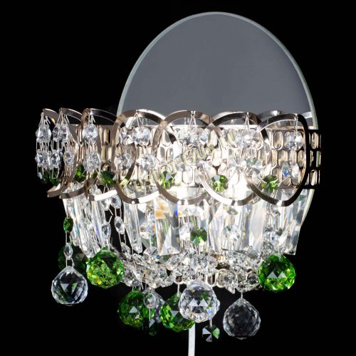 Бра Астра пластинка шар Зеленая в Сочи Гусь Хрустальный