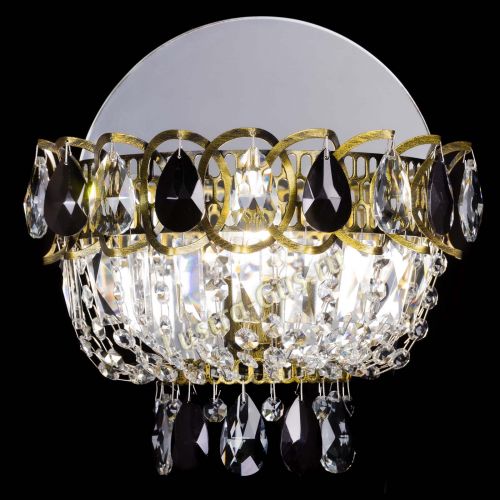 Бра Астра Черная под бронзу в Сочи Гусь Хрустальный