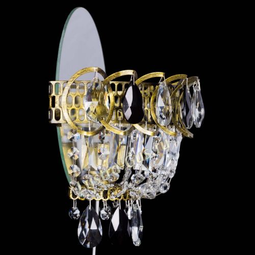 Бра Астра Черная под бронзу в Сочи Гусь Хрустальный