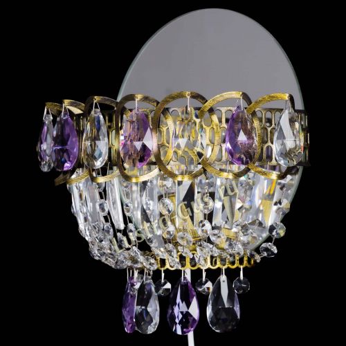 Бра Астра Фиолетовая под бронзу в Сочи Гусь Хрустальный