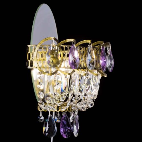 Бра Астра Фиолетовая под бронзу в Сочи Гусь Хрустальный
