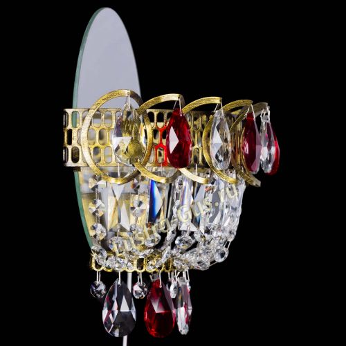 Бра Астра Красная под бронзу в Сочи Гусь Хрустальный