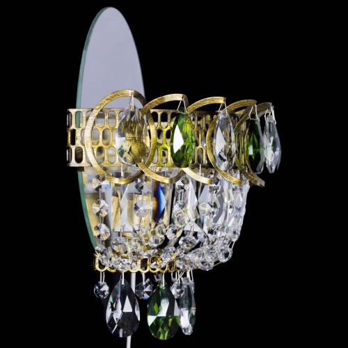 Бра Астра Зеленая под бронзу в Сочи Гусь Хрустальный