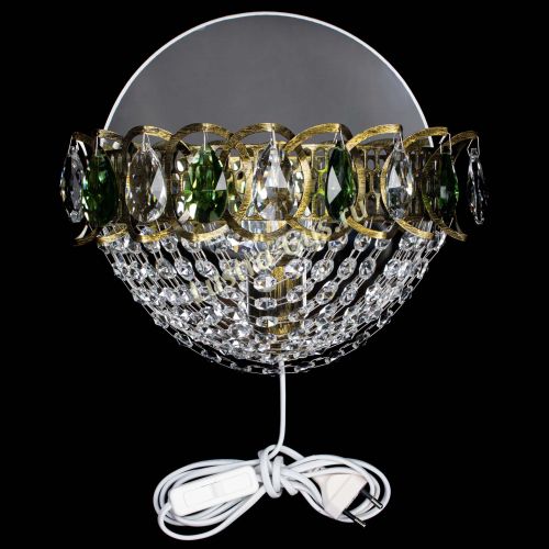 Бра Астра Сетка под бронзу Зеленая в Сочи Гусь Хрустальный