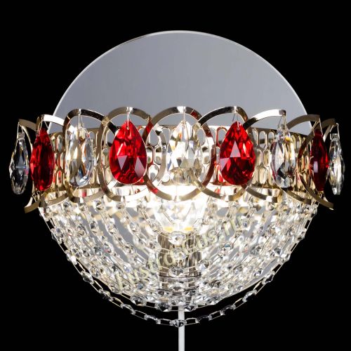 Бра Астра Сетка красная в Сочи Гусь Хрустальный