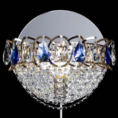 Бра Астра Сетка синяя в Сочи Гусь Хрустальный