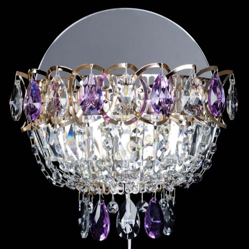 Бра Астра фиолетовая в Сочи Гусь Хрустальный