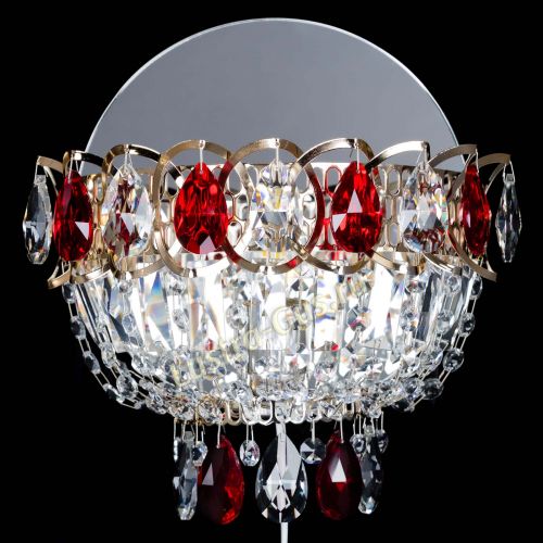 Бра Астра красная в Сочи Гусь Хрустальный