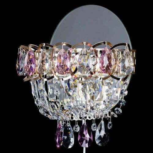 Бра Астра розовая в Сочи Гусь Хрустальный