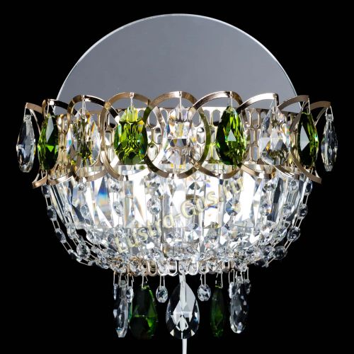 Бра Астра зеленая в Сочи Гусь Хрустальный