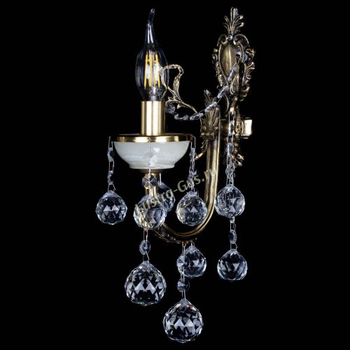 Бра Веста №1 с камнем шар в Сочи Гусь Хрустальный