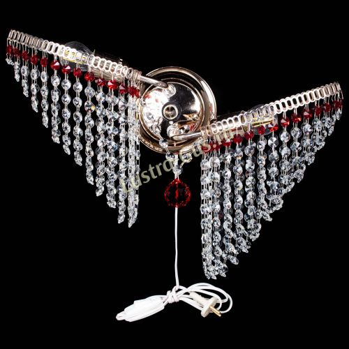 Бра Бутоны №2 красная в Сочи Гусь Хрустальный