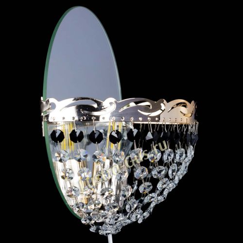 Бра Диана черная в Сочи Гусь Хрустальный