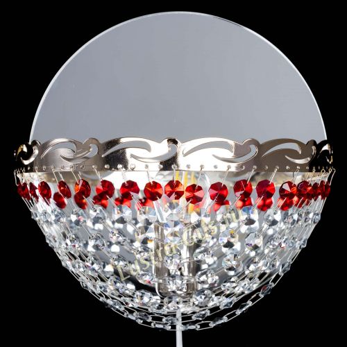 Бра Диана красная в Сочи Гусь Хрустальный