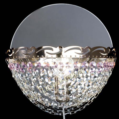 Бра Диана розовая в Сочи Гусь Хрустальный