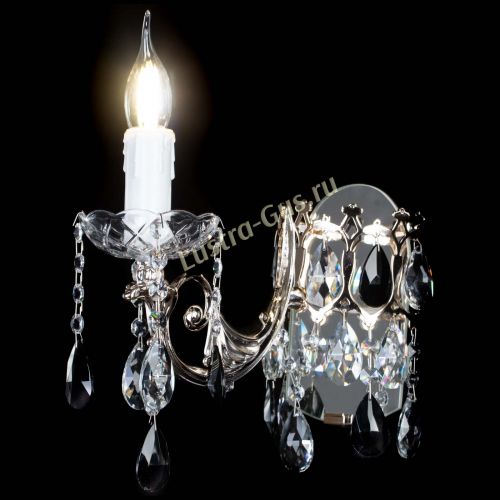 Бра Елизавета №1 мини черная в Сочи Гусь Хрустальный