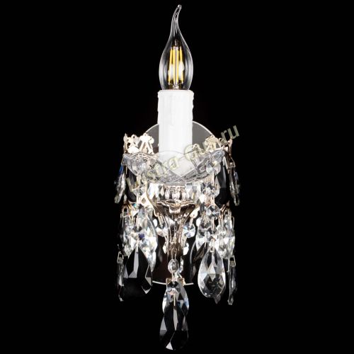 Бра Елизавета №1 мини черная в Сочи Гусь Хрустальный