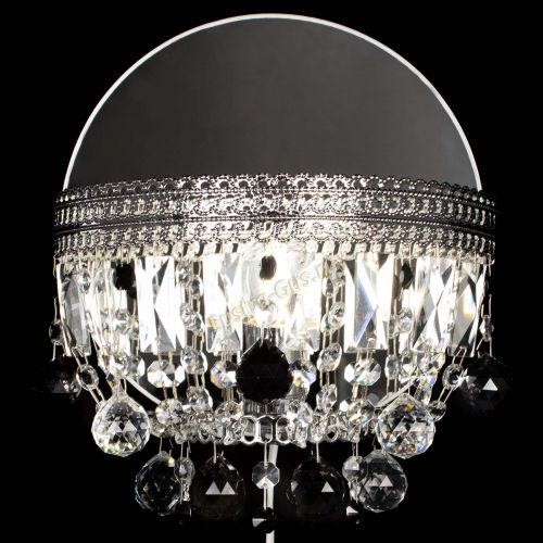 Бра Флоренция шар черная в Сочи Гусь Хрустальный
