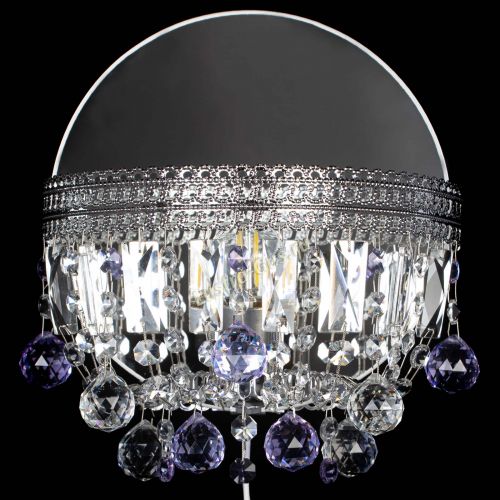 Бра Флоренция шар фиолетовая в Сочи Гусь Хрустальный