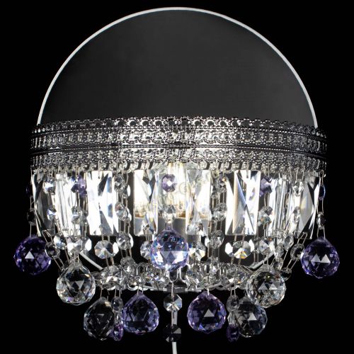 Бра Флоренция шар фиолетовая в Сочи Гусь Хрустальный