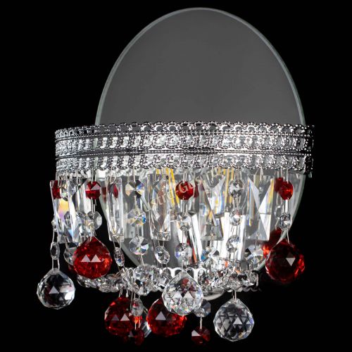 Бра Флоренция шар красная в Сочи Гусь Хрустальный