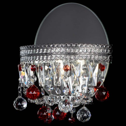 Бра Флоренция шар красная в Сочи Гусь Хрустальный