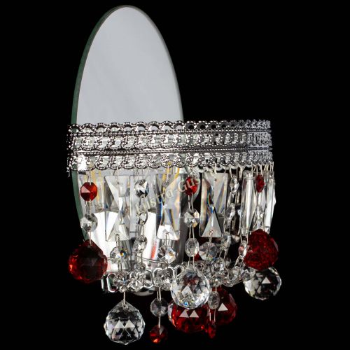 Бра Флоренция шар красная в Сочи Гусь Хрустальный