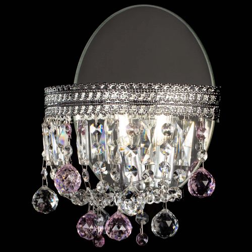 Бра Флоренция шар розовая в Сочи Гусь Хрустальный