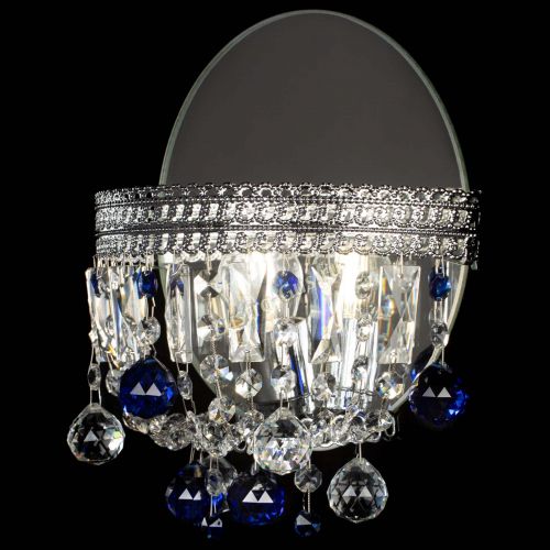 Бра Флоренция шар синяя в Сочи Гусь Хрустальный