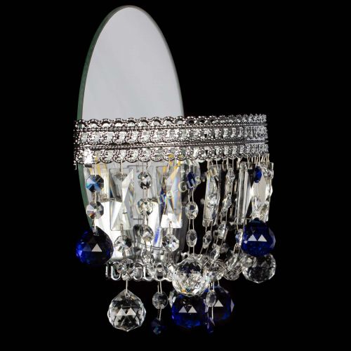 Бра Флоренция шар синяя в Сочи Гусь Хрустальный