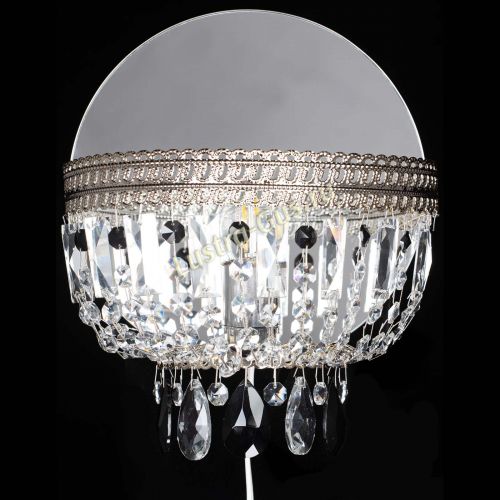 Бра Флоренция журавлик черная в Сочи Гусь Хрустальный