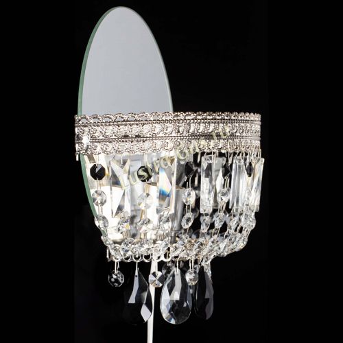 Бра Флоренция журавлик черная в Сочи Гусь Хрустальный